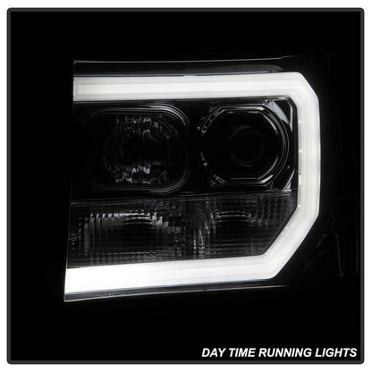 Spyder GMC Sierra 1500/2500/3500 07-13 V2 Projector Headlights - Smoke PRO-YD-GS07V2-LBDRL-SM 5083654
