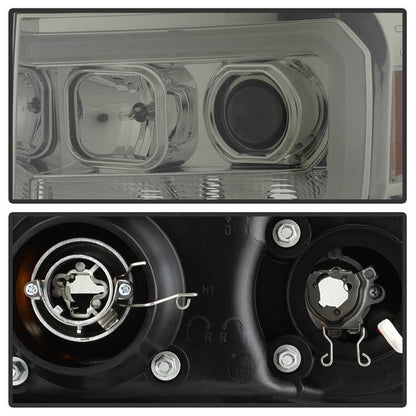 Spyder GMC Sierra 1500/2500/3500 07-13 V2 Projector Headlights - Smoke PRO-YD-GS07V2-LBDRL-SM 5083654