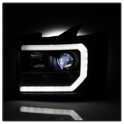 Spyder GMC Sierra 1500/2500/3500 07-13 Denali 08-13 LED Headlights Blk PRO-YD-GS07V2PL-BK 5087522