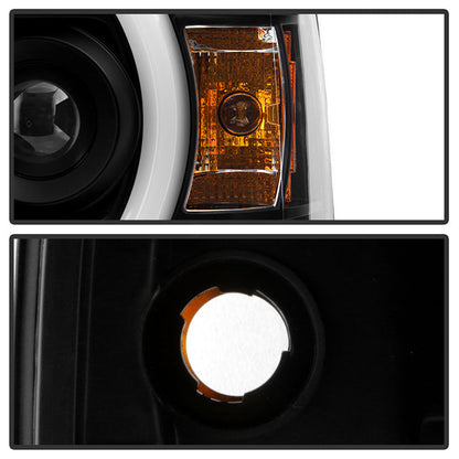 Spyder GMC Sierra 14-16 Projector Headlights Light Bar DRL Blk PRO-YD-GS14V2-LBDRL-BK 5080851