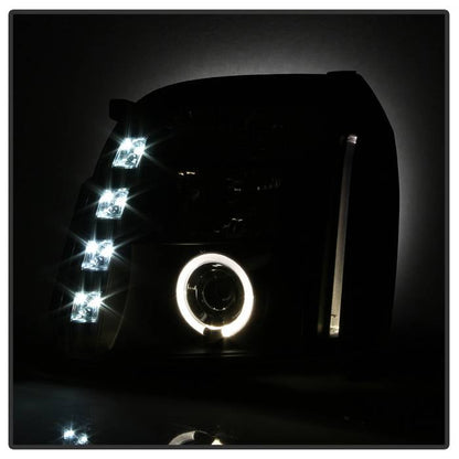 Spyder GMC Yukon 07-14/GMC Yukon Denali 07-14Projector Headlights LED Halo LED Blk PRO-YD-GY07-HL-BK 5029331