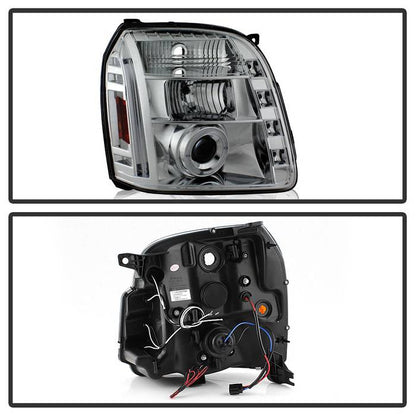 Spyder GMC Yukon 07-14/GMC Yukon XL 07-14 Projector Headlights LED Halo LED Chrome PRO-YD-GY07-HL-C 5029324