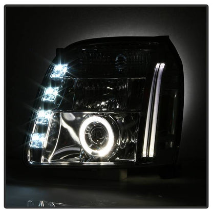 Spyder GMC Yukon 07-14/GMC Yukon XL 07-14 Projector Headlights LED Halo LED Chrome PRO-YD-GY07-HL-C 5029324