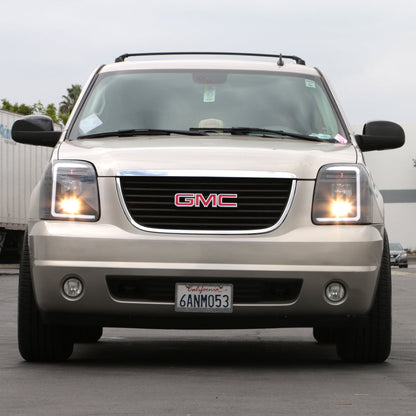 Spyder GMC Yukon 07-14/Denali 07-14 /XL 07-14 V2 Projector Headlights - Black PRO-YD-GY07V2SI-BK 5088260