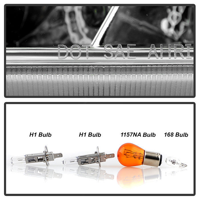 Spyder Honda Accord 03-07 Projector Headlights LED Halo Amber Reflctr LED Chrm PRO-YD-HA03-AM-C 5010643