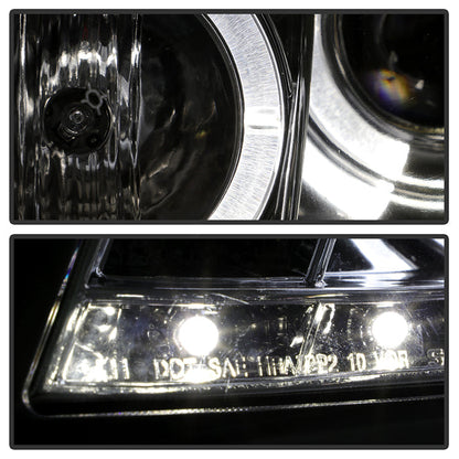 Spyder Honda Accord 08-12 4Dr Projector Headlights- LED Halo DRL Chrm PRO-YD-HA08-4D-HL-C 5010674