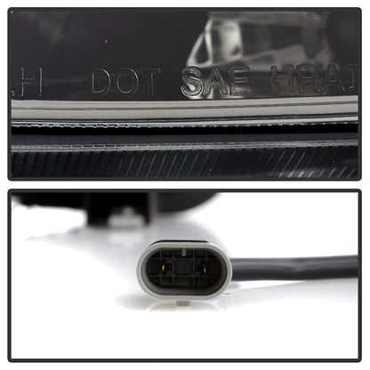 Spyder Honda Accord 08-12 4Dr Projector Headlights- LED Halo DRL Smke PRO-YD-HA08-4D-HL-SM 5010681