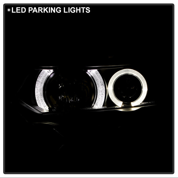 Spyder Honda Civic 06-08 2Dr Projector Headlights LED Halo Black High H1 Low H1 PRO-YD-HC06-2D-HL-BK 5010780