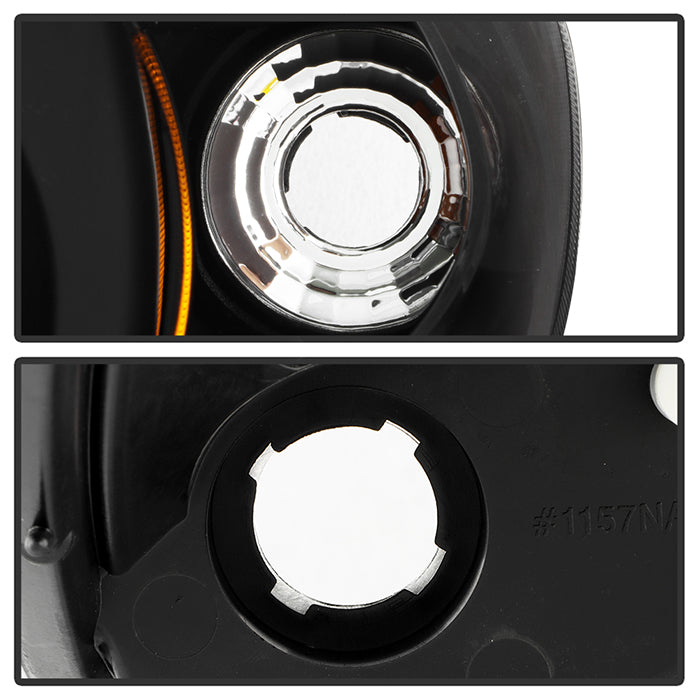 Spyder Honda Civic 06-08 2Dr Projector Headlights LED Halo Black High H1 Low H1 PRO-YD-HC06-2D-HL-BK 5010780