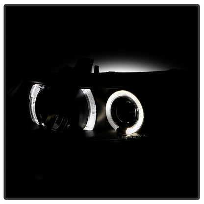 Spyder Honda Civic 06-08 2Dr Projector Headlights LED Halo Black High H1 Low H1 PRO-YD-HC06-2D-HL-BK 5010780