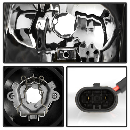 Spyder Honda Civic 2012-2014 Projector Headlights - Light Bar DRL Black PRO-YD-HC12-DRL-BK 5076519