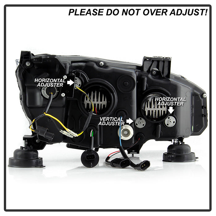 Spyder Honda Civic 16-18 2DR/4DR/Hatchback Headlight Black PRO-YD-HC16PL-SEQ-BK 5087539