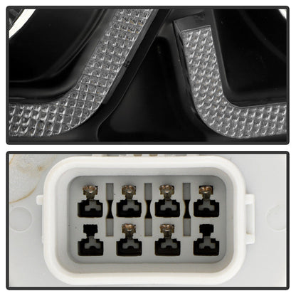 SPYDER Honda Civic 16-20 LED Model High-Power LED Module Headlights - Black (PRO-YD-HC16LEDAP-SEQGR-BK) 5088932