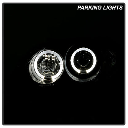 Spyder Honda Civic 99-00 Projector Headlights LED Halo Black High H1 Low H1 PRO-YD-HC99-AM-BK 5010933