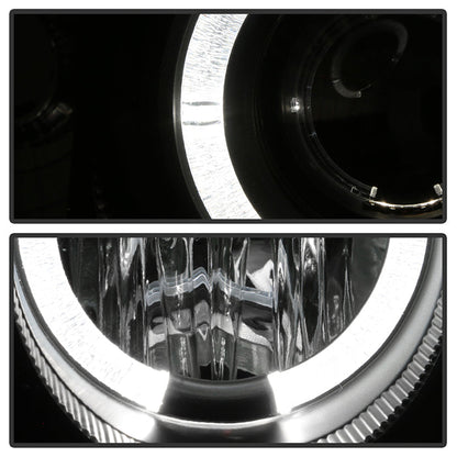 Spyder Honda Civic 99-00 Projector Headlights LED Halo Black High H1 Low H1 PRO-YD-HC99-AM-BK 5010933