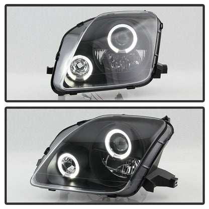 Spyder Honda Prelude 97-01 Projector Headlights LED Halo Black High H1 Low H1 PRO-YD-HP97-HL-BK 5011039