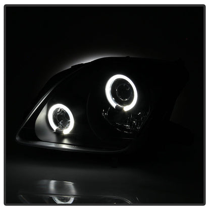 Spyder Honda Prelude 97-01 Projector Headlights LED Halo Black High H1 Low H1 PRO-YD-HP97-HL-BK 5011039