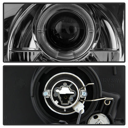 Spyder Honda Prelude 97-01 Projector Headlights LED Halo Smoke High H1 Low H1 PRO-YD-HP97-HL-SM 5011053