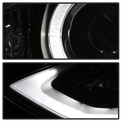 Spyder Hyundai Elantra 11-13 Projector Headlights LED Halo DRL Blk PRO-YD-HYELAN11-DRL-BK 5073662