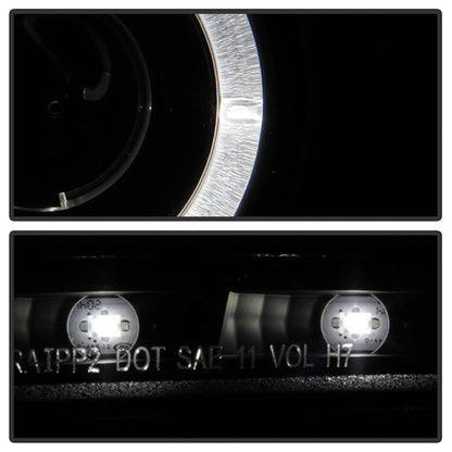 Spyder Hyundai Sonata 11-13 Projector ( Not Fit Hybrid )- LED Halo DRL Blk PRO-YD-HYSON11-DRL-BK 5042477