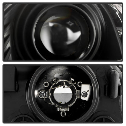 Spyder Infiniti G35 03-04 4DR Projector Halogen - LED Halo DRL Blk High H4 PRO-YD-IG35034D-DRL-BK 5031747