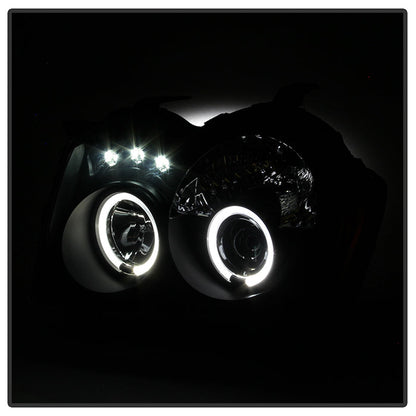 Spyder Jeep Grand Cherokee 05-07 Projector Headlights LED Halo LED Blk Low 9006 PRO-YD-JGC05-HL-BK 5011091