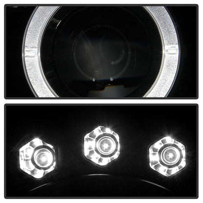 Spyder Jeep Grand Cherokee 05-07 Projector Headlights LED Halo LED Blk Smke PRO-YD-JGC05-HL-BSM 5078551