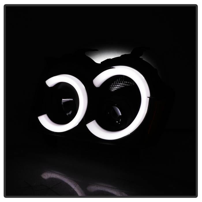 Spyder 05-07 Jeep Grand Cherokee - Light Bar Projector Headlights - Black - PRO-YD-JGC05V2-LB-BK 5086129