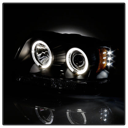 Spyder Jeep Grand Cherokee 99-04 Projector Headlights LED Halo LED Blk - PRO-YD-JGC99-HL-BK 5011145