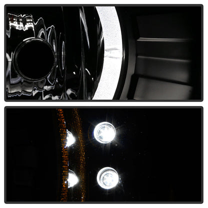 Spyder Jeep Grand Cherokee 99-04 Projector Headlights LED Halo LED Blk - PRO-YD-JGC99-HL-BK 5011145