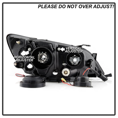 Spyder Lexus IS300 01-05 Projector Headlights Xenon/HID - LED Halo DRL Blk PRO-YD-LIS01-HID-DRL-BK 5029898
