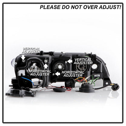 Spyder Mazda 6 03-05 With Fog Lights Projector Headlights LED Halo DRL Blk PRO-YD-M603-FOG-DRL-BK 5042538