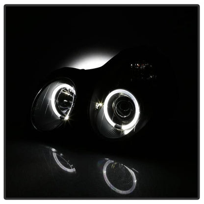 Spyder Mercedes Benz CLK 98-02 Projector Headlights Halogen Model- LED Halo Blk PRO-YD-MBCLK98-HL-BK 5011176