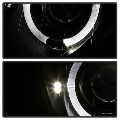Spyder Mercedes Benz CLK 98-02 Projector Headlights Halogen Model- LED Halo Blk PRO-YD-MBCLK98-HL-BK 5011176
