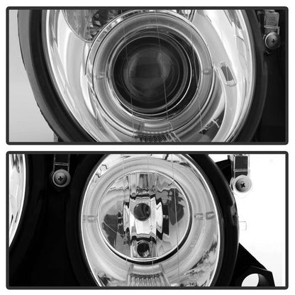 Spyder Mercedes Benz CLK 98-02 Projector Headlights Halogen Model- LED Halo Chrm PRO-YD-MBCLK98-HL-C 5011183