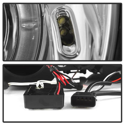 Spyder Mercedes Benz CLK 98-02 Projector Headlights Halogen Model- LED Halo Chrm PRO-YD-MBCLK98-HL-C 5011183