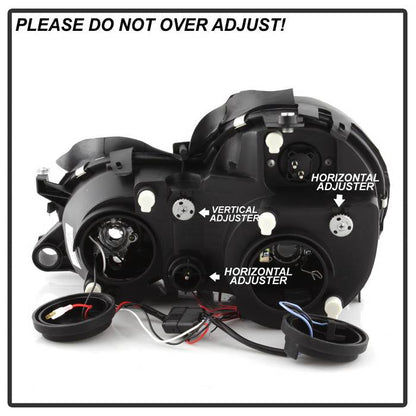 Spyder Mercedes Benz CLK 98-02 Projector Headlights Halogen Model- LED Halo Chrm PRO-YD-MBCLK98-HL-C 5011183