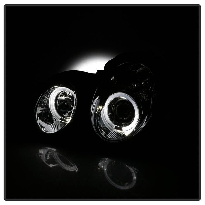 Spyder Mercedes Benz CLK 98-02 Projector Headlights Halogen Model- LED Halo Chrm PRO-YD-MBCLK98-HL-C 5011183