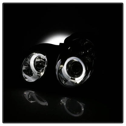 Spyder Mercedes Benz CLK 98-02 Projector Headlights Halogen Model- LED Halo Chrm PRO-YD-MBCLK98-HL-C 5011183