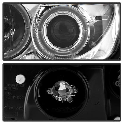 Spyder Mercedes Benz SLK 98-04 Projector Halogen Model- LED Halo Chrm PRO-YD-MBSLK98-1PC-HL-C 5011206