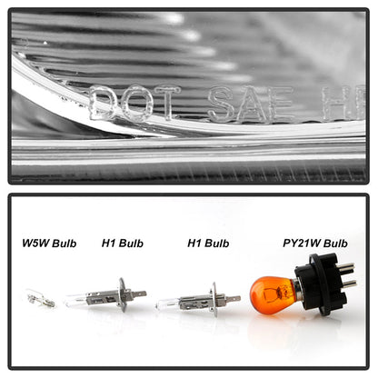 Spyder Mercedes Benz SLK 98-04 Projector Halogen Model- LED Halo Chrm PRO-YD-MBSLK98-1PC-HL-C 5011206