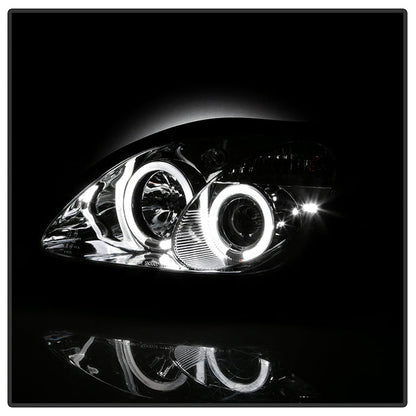 Spyder Mercedes Benz SLK 98-04 Projector Halogen Model- LED Halo Chrm PRO-YD-MBSLK98-1PC-HL-C 5011206