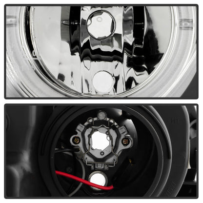 Spyder Mercedes Benz C-Class 01-05 4 DrProjector Headlights Halogen-LED Halo Chrm PRO-YD-MBW203-HL-C 5011268