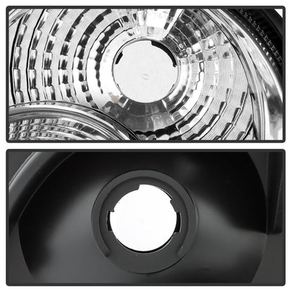 Spyder Mercedes Benz C-Class 01-05 4 DrProjector Headlights Halogen-LED Halo Chrm PRO-YD-MBW203-HL-C 5011268