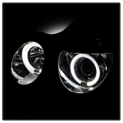 Spyder Mercedes Benz E-Class 00-02 Projector Headlights LED Halo Chrm PRO-YD-MBW21099-HL-C 5011305