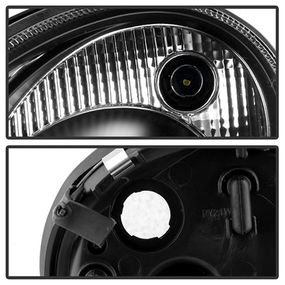 Spyder Mercedes Benz E-Class 03-06 Projector Halogen Model- DRL- Blk PRO-YD-MBW21103-DRL-BK 5017482