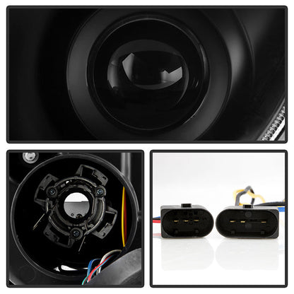 Spyder Mercedes Benz E-Class 03-06 Projector Headlights Xenon/HID Model- Blk PRO-YD-MBW21103-HID-BK 5042194