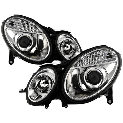 Spyder Mercedes Benz E-Class 03-06 Projector Headlights Xenon/HID Model- Chrm PRO-YD-MBW21103-HID-C 5042187