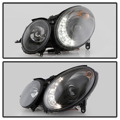 Spyder Mercedes Benz E-Class 03-06 Projector Xenon/HID Model- DRL- Blk PRO-YD-MBW21103-HID-DRL-BK 5029928