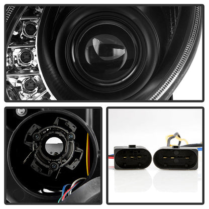 Spyder Mercedes Benz E-Class 03-06 Projector Xenon/HID Model- DRL- Blk PRO-YD-MBW21103-HID-DRL-BK 5029928